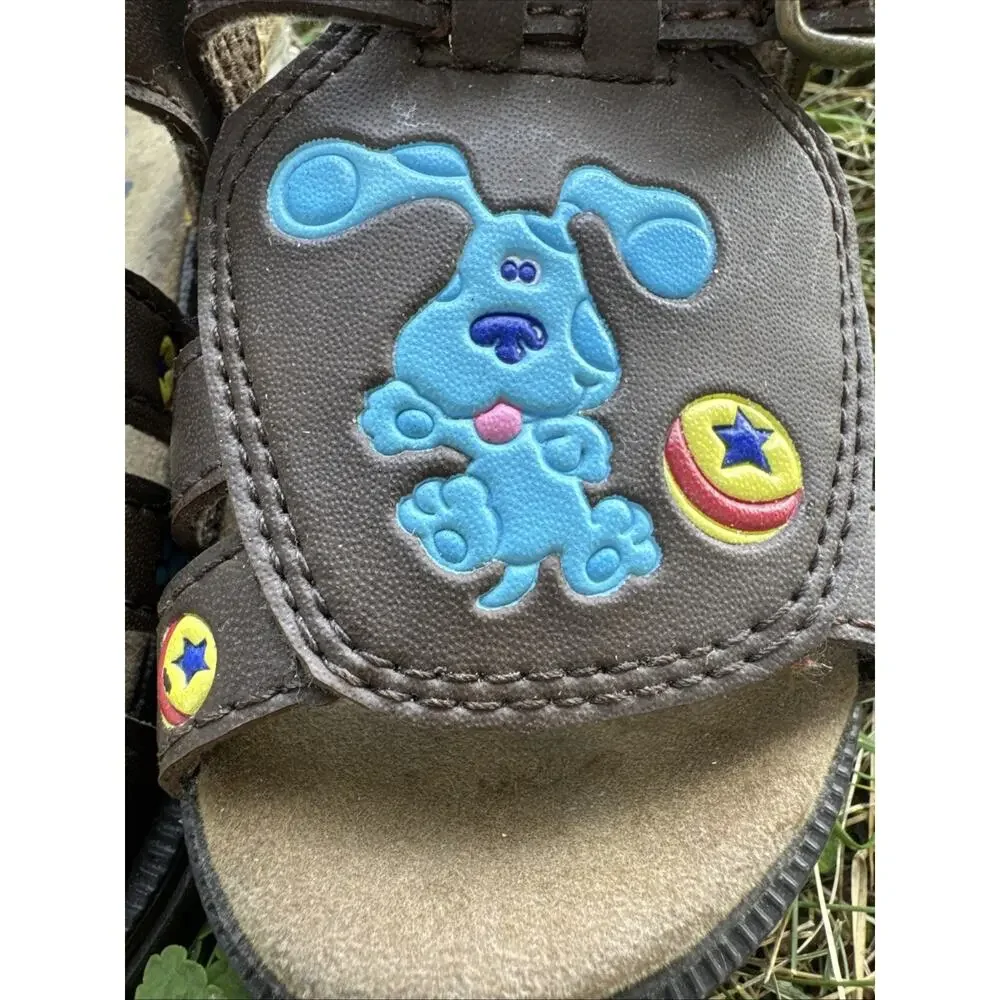 Blue’s Clues Kid's Sandals Size 6.5 Nick Jr Nickelodeon 1990s 2000s Vintage